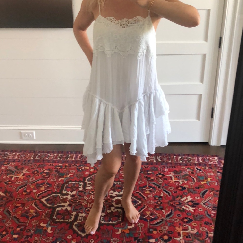 NWOT Free People White Boho Dress